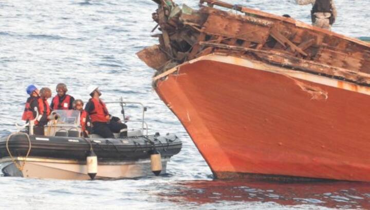 Indian Navy responds to distress call from damaged Iranian fishing vessel, provides medical help to crew