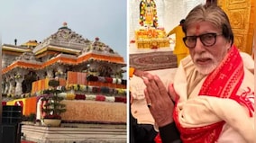 WATCH: Amitabh Bachchan offers prayers at Ram Temple, gives a glimpse of the temple building