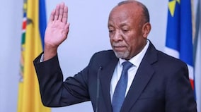 'Don't Panic': Namibian VP Nangolo Mbumba sworn in as president after Hage Geingob's death