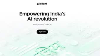 Krutrim, a Sanskrit word, means artificial. According to the company website, the chatbot has been trained on over 2 trillion ‘tokens.’ Image courtesy: https://olakrutrim.com/