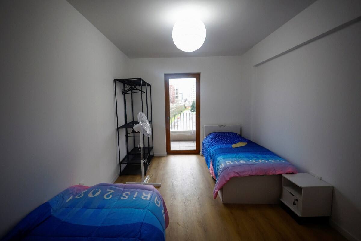 olympic village bed