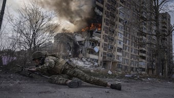 There is no doubt that because of Western compulsion not to lose against Putin, Ukraine will get the desired aid, arsenal, and ammunition sooner or later, but the question remains as to who will provide it with enough trained soldiers to match Russian soldiers on the frontlines, as the asymmetry of numbers might prove to be a game changer in a protracted war of attrition. 
File image/AP