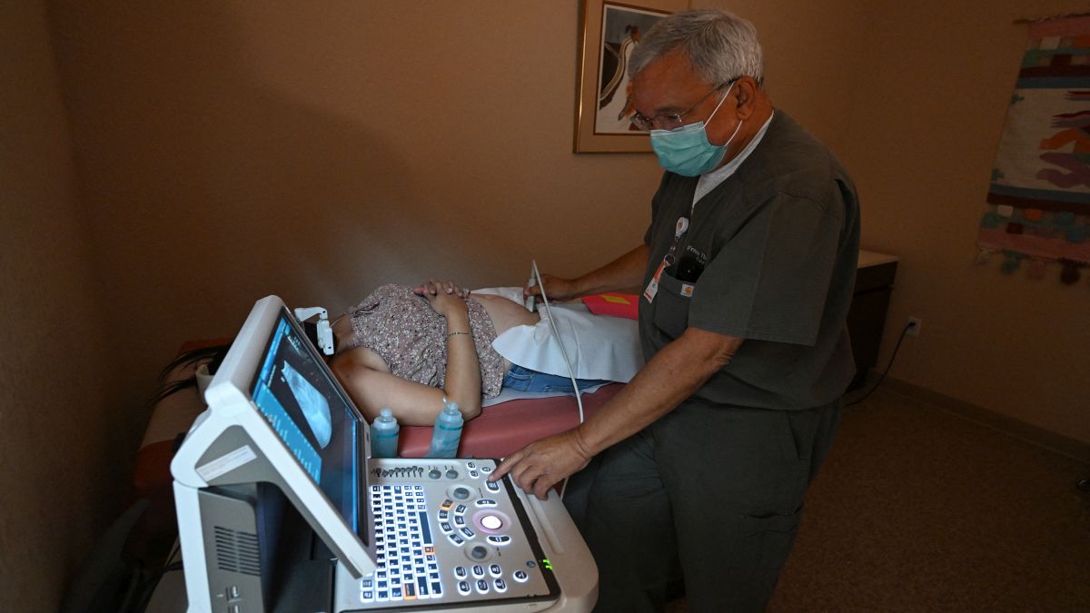 A doctor performs a sonogram to confirm pregnancy on a patient at a reproductive clinic in the US. The Alabama supreme court ruling is likely to affect fertility clinics in the state and possibly the nation. Representational picture/AFP A doctor performs a sonogram to confirm pregnancy on a patient at a reproductive clinic in the US. The Alabama supreme court ruling is likely to affect fertility clinics in the state and possibly the nation. Representational picture/AFP