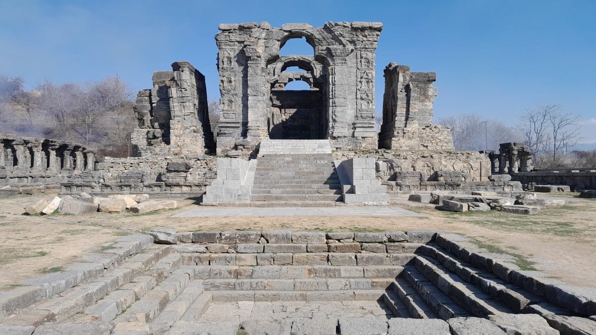 The Sun temple at Martand, Jammu and Kashmir The Sun temple at Martand, Jammu and Kashmir