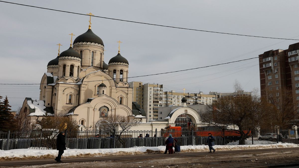 General view of the Church of the Icon of the Mother of God, where service for Alexei Navalny, the Russian Opposition leader who died in a prison camp, is expected to be held, in Moscow, Russia. Reuters General view of the Church of the Icon of the Mother of God, where service for Alexei Navalny, the Russian Opposition leader who died in a prison camp, is expected to be held, in Moscow, Russia. Reuters
