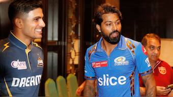 Hardik Pandya returns to Mumbai Indians after leading Gujarat Titans for two IPL seasons. Sportzpics 