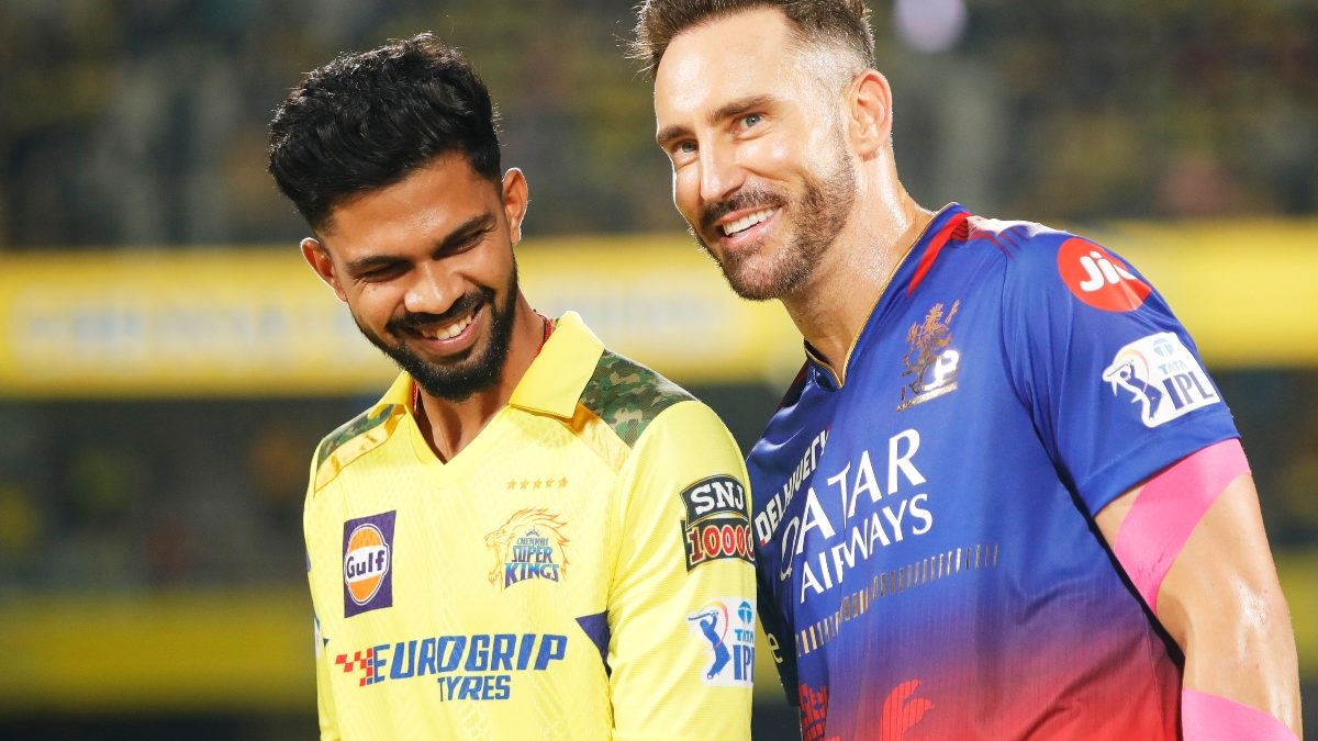 CSK skipper Ruturaj Gaikwad and RCB captain Faf du Plessis during the IPL 2024 season opener in Chennai. Sportzpics CSK skipper Ruturaj Gaikwad and RCB captain Faf du Plessis during the IPL 2024 season opener in Chennai. Sportzpics