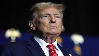 Former US president Donald Trump seeks to benefit from the merger of Trump Media and Digital World. AP File Photo
