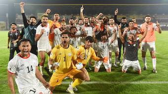 Afghanistan beat India 2-1 in Guwahati in a FIFA World Cup Qualifier. PTI