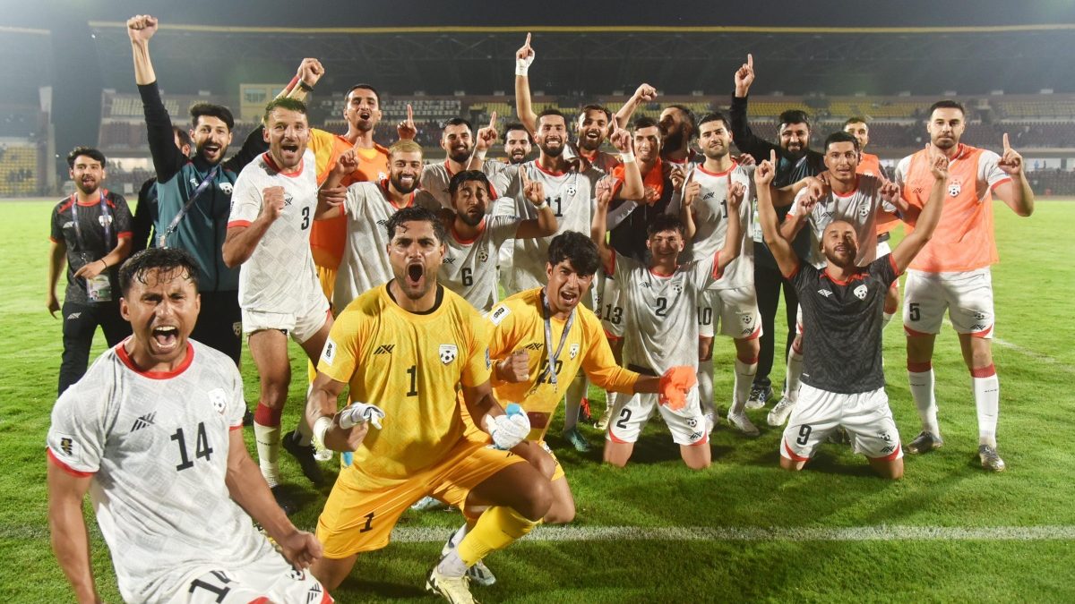 Afghanistan beat India 2-1 in Guwahati in a FIFA World Cup Qualifier. PTI Afghanistan beat India 2-1 in Guwahati in a FIFA World Cup Qualifier. PTI