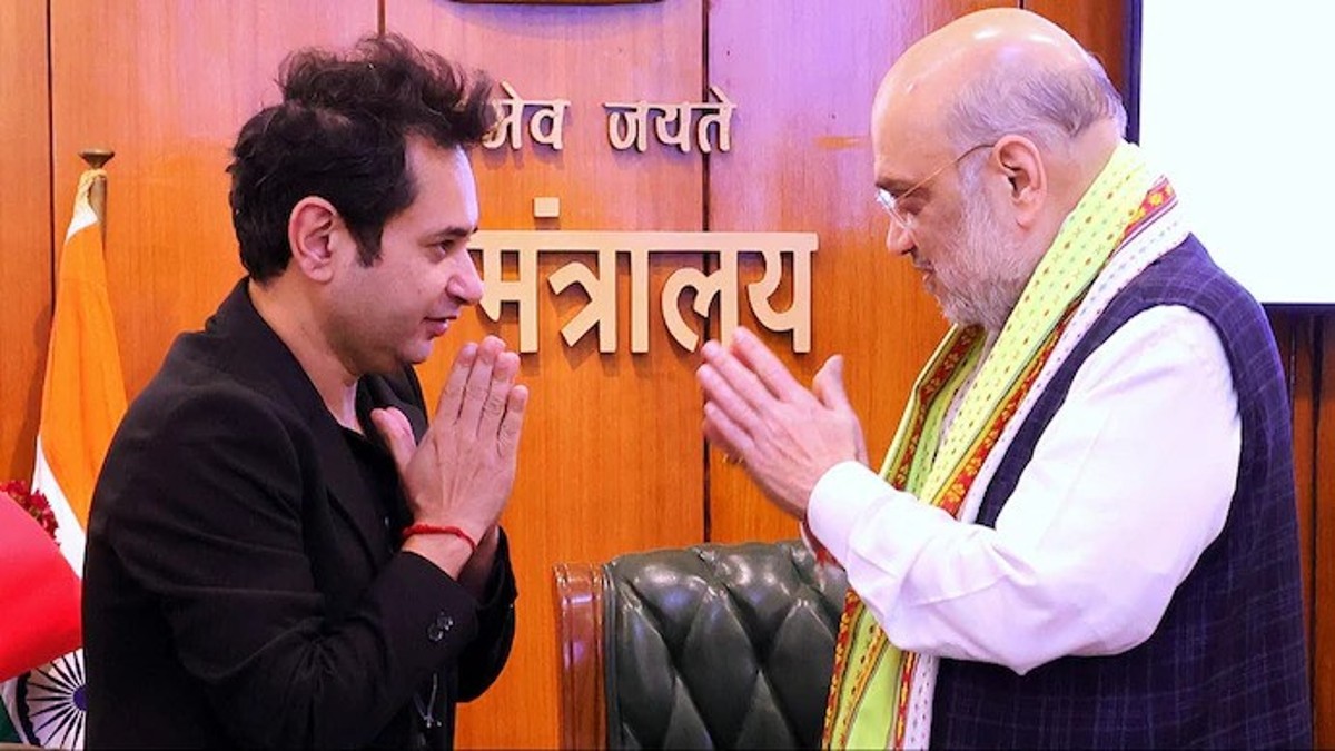 Union Home Minister Amit Shah with TIPRA Motha chief Pradyot Debbarma at the signing of the agreement between the Centre, the Tripura government and the TIPRA Motha, New Delhi, March 2. Image: ANI Union Home Minister Amit Shah with TIPRA Motha chief Pradyot Debbarma at the signing of the agreement between the Centre, the Tripura government and the TIPRA Motha, New Delhi, March 2. Image: ANI