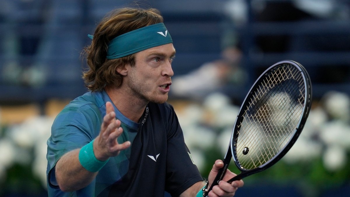 Andrey Rublev defaulted from Dubai Tennis Championships for allegedly  hurling obscenities at line umpire – Firstpost