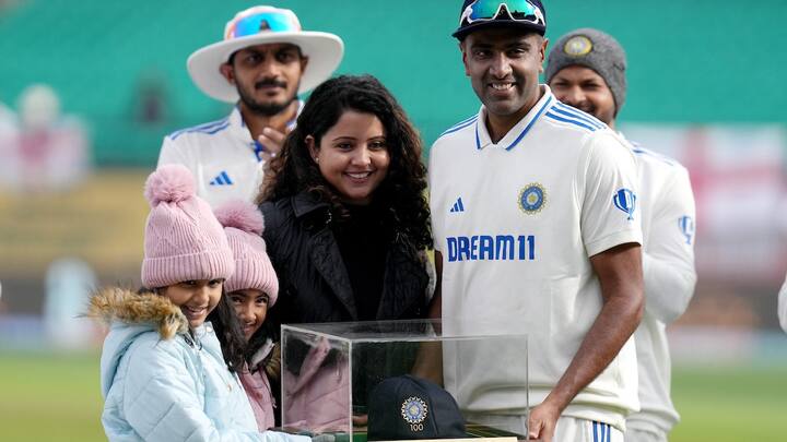 BCCI pays heartfelt tribute to Ravichandran Ashwin for completing 100 Test matches