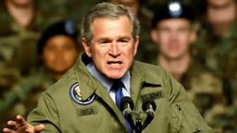 Before Donald Trump, US president George W Bush was the most controversial president in recent history. File: Jeff Mitchell/Reuters