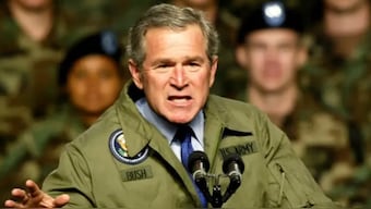 Former US President George W Bush. File: Jeff Mitchell/Reuters
