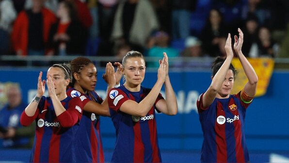 UEFA Women's Champions League: Holders Barcelona, PSG through to semi-finals
