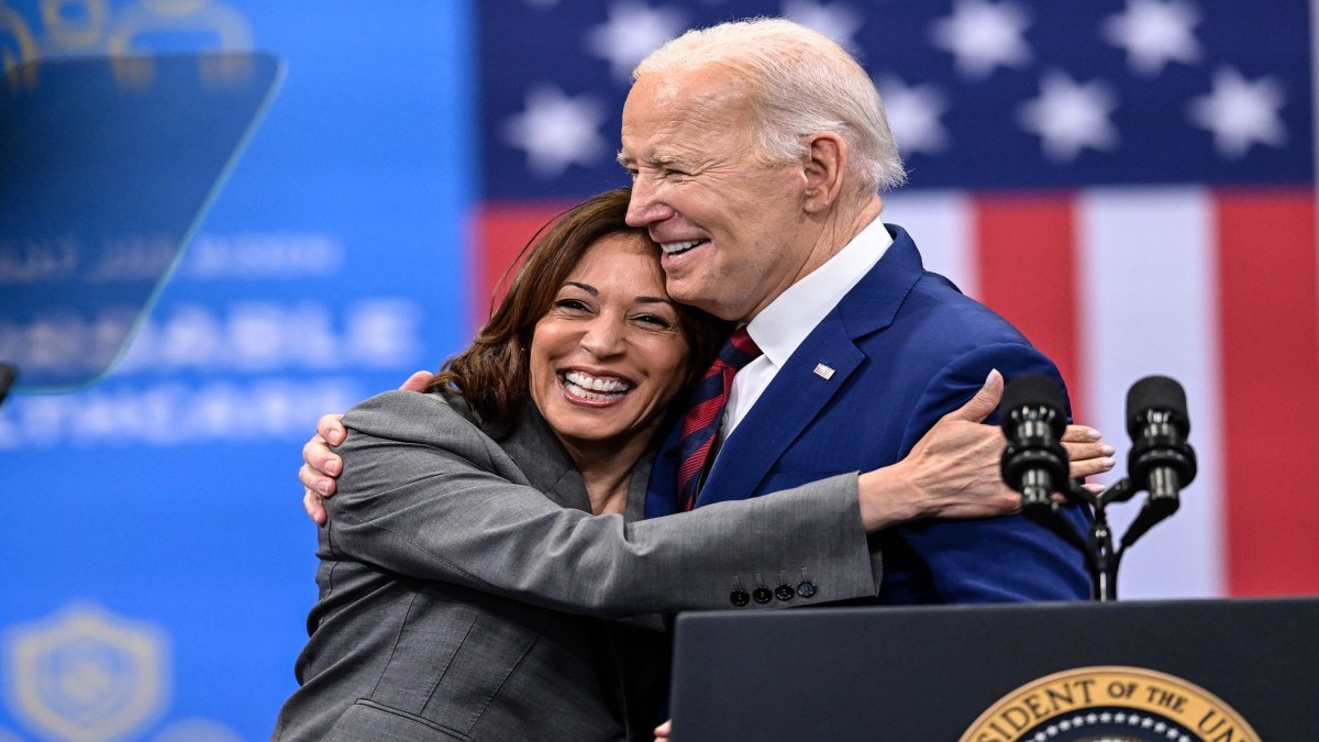 'She stepped-up under extraordinary circumstances': Biden hails Harris's 'historic campaign' after loss