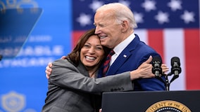 Biden and Harris argue that Democrats will preserve health care and Republicans would take it away