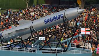 (File) Brahmos missile. AP