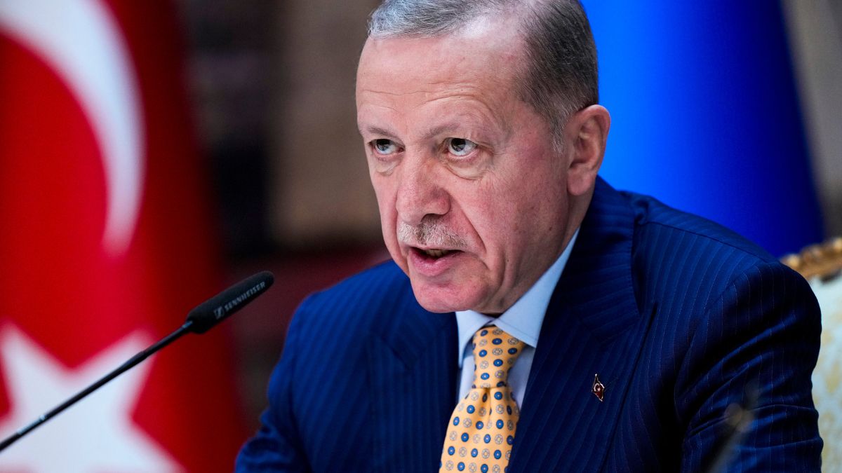 Turkish President Recep Tayyip Erdoğan. Image: AP Turkish President Recep Tayyip Erdoğan. Image: AP