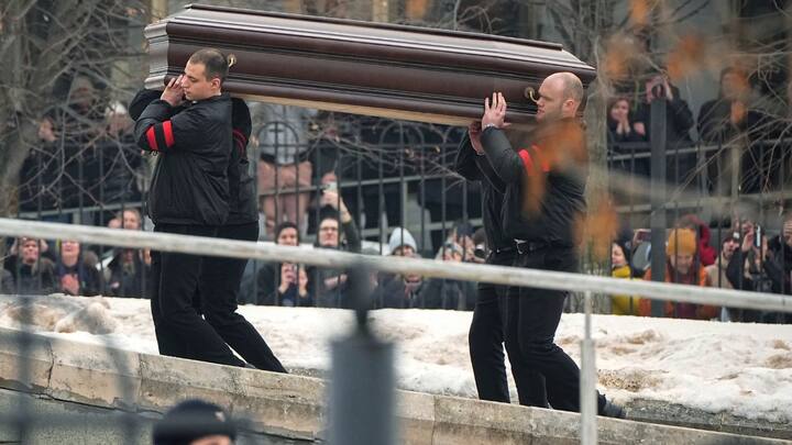 You weren’t afraid, neither are we, say defiant Russians as Navalny is laid to rest
