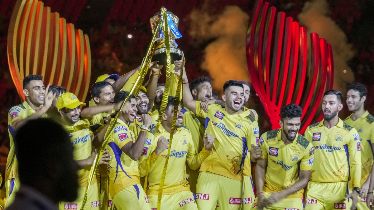 Chennai Super Kings had defeated Gujarat Titans in the final of last year's Indian Premier League to win the tournament for a fifth time. PTI Chennai Super Kings had defeated Gujarat Titans in the final of last year's Indian Premier League to win the tournament for a fifth time. PTI