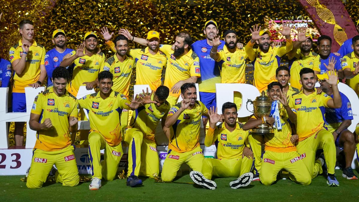 Chennai Super Kings defeated Gujarat Titans to win their fifth IPL title last year. PTI Chennai Super Kings defeated Gujarat Titans to win their fifth IPL title last year. PTI