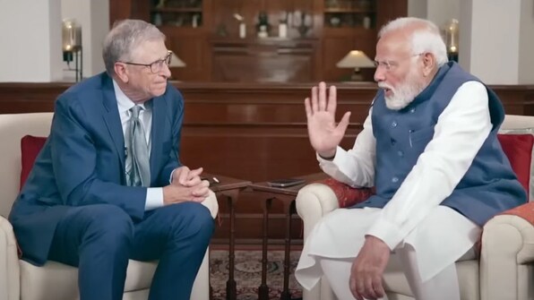 Confident India will be the leader in 4th Industrial Revolution, AI to play a massive role: PM Modi to Bill Gates