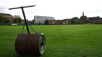 A view of a cricket ground in Glasgow, Scotland. Reuters