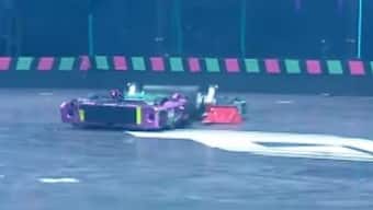 In the finale, Godspeed pulled off a roaring start as it topped the Russian “Daddy” and sent it to the corner. The early attack helped the made-in-India Robot take charge of the battle. It continued to slam Daddy, which was stuck in the corner. Image: X screengrab 