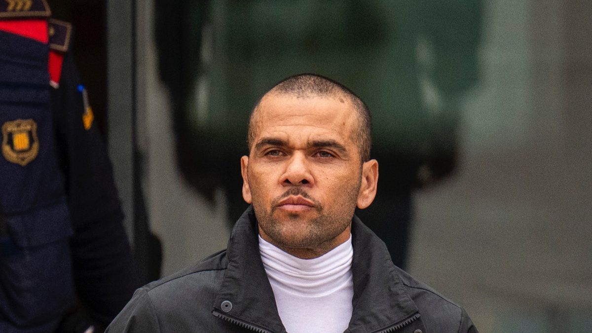 Dani Alves leaves Brians 2 penitentiary center in Sant Esteve Sesrovires, near Barcelona. AP Dani Alves leaves Brians 2 penitentiary center in Sant Esteve Sesrovires, near Barcelona. AP