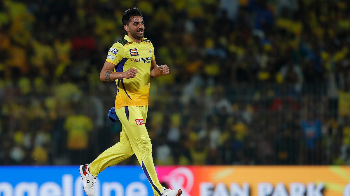 Deepak Chahar of the Chennai Super Kings played a role in restricting Gujarat Titans in the IPL 2024. Image: Sportzpics Deepak Chahar of the Chennai Super Kings played a role in restricting Gujarat Titans in the IPL 2024. Image: Sportzpics