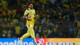 Deepak Chahar of the Chennai Super Kings played a role in restricting Gujarat Titans in the IPL 2024. Image: Sportzpics