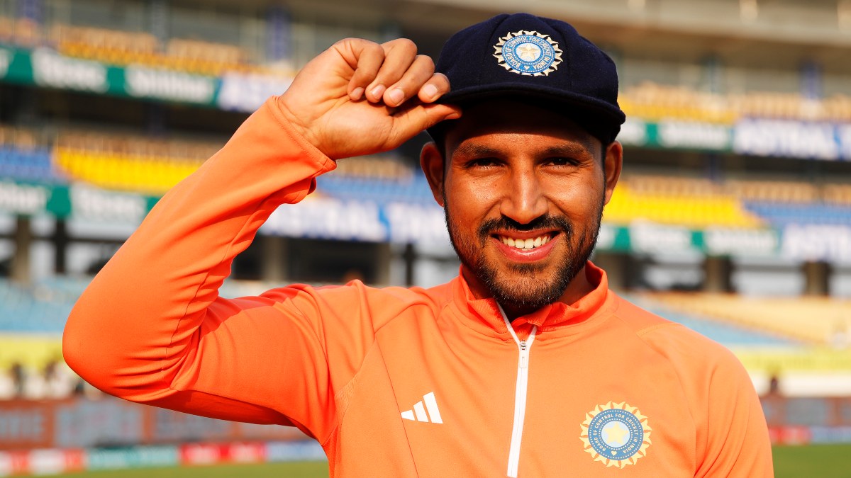 Wicketkeeper-batter Dhruv Jurel received his maiden India cap during the third Test against England in Rajkot. Sportzpics Wicketkeeper-batter Dhruv Jurel received his maiden India cap during the third Test against England in Rajkot. Sportzpics