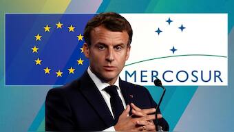 French President Emmanuel Macron has voiced concerns about the EU-Mercosur deal's environmental impact. Source: Agencies