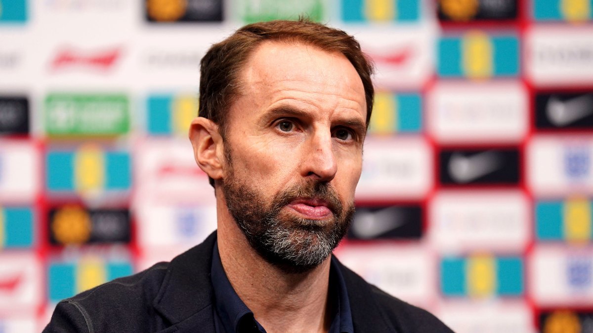 England manager Gareth Southgate speaks to reporters while announcing the 'Three Lions' squad for upcoming friendlies against Brazil and Belgium. AP England manager Gareth Southgate speaks to reporters while announcing the 'Three Lions' squad for upcoming friendlies against Brazil and Belgium. AP