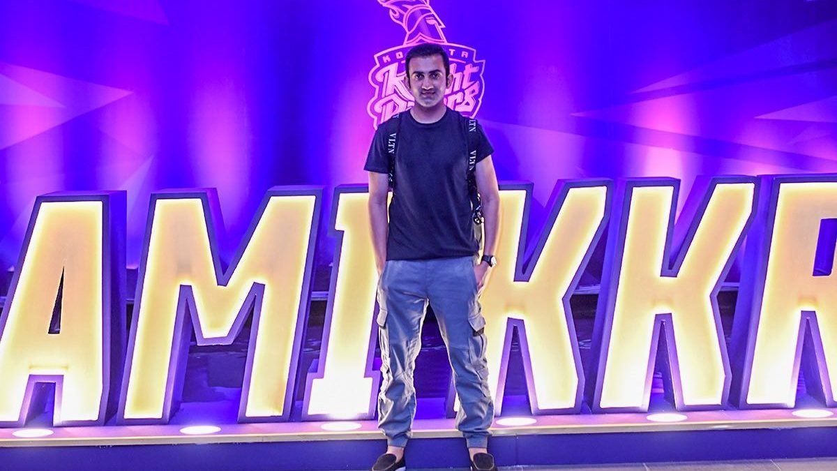 Gautam Gambhir is back with KKR but this time as a mentor. KKR image Gautam Gambhir is back with KKR but this time as a mentor. KKR image