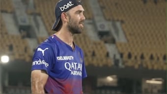 Glenn Maxwell during an RCB training session. Image: IPLT20
