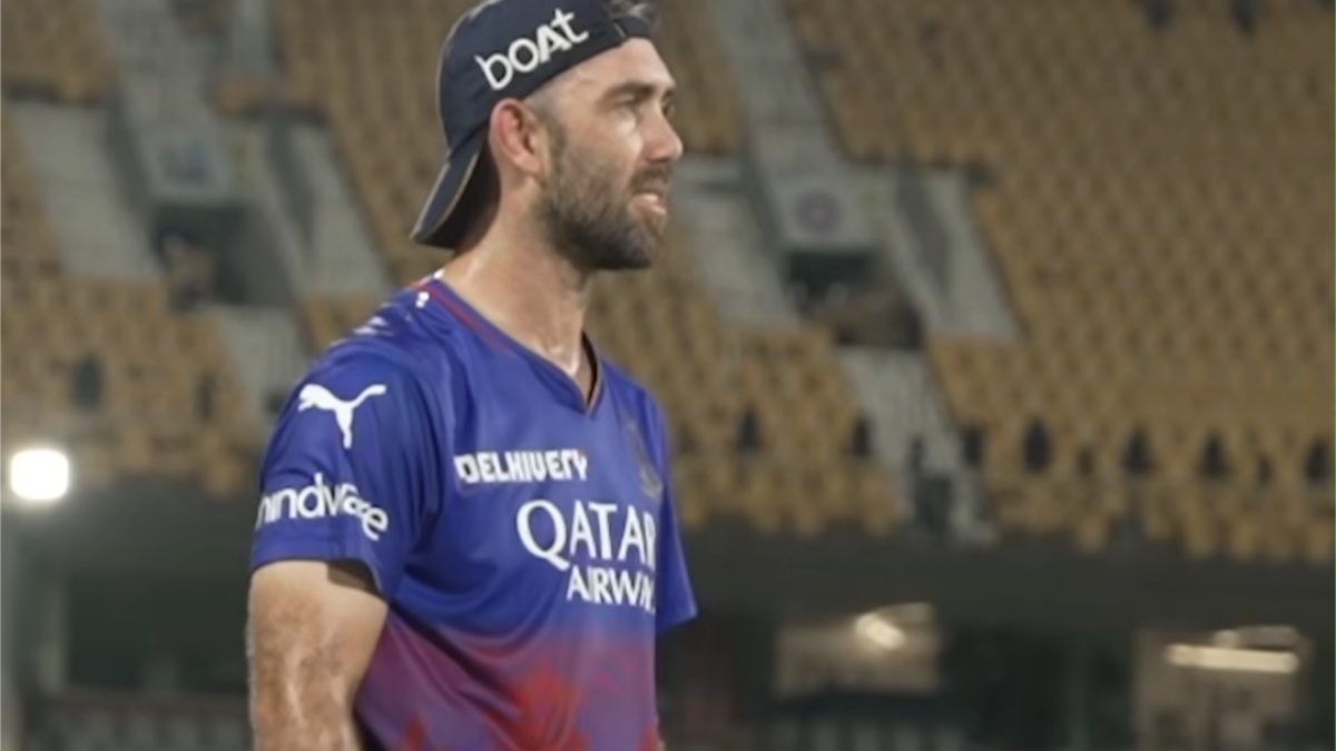 Glenn Maxwell during an RCB training session. Image: IPLT20 Glenn Maxwell during an RCB training session. Image: IPLT20