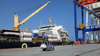 (File) A general view of Gwadar port in Gwadar, Pakistan. Reuters