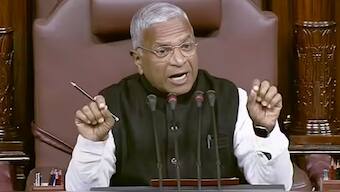 Deputy Chairman of Rajya Sabha, Harivansh Narayan, delivered a scathing reply to Pakistan at IPU Assembly in Geneva. Source: PTI