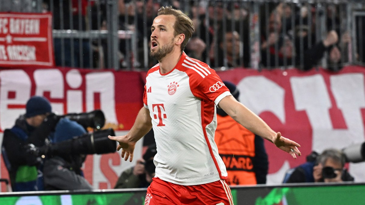 File image of Bayern Munich striker Harry Kane. AP File image of Bayern Munich striker Harry Kane. AP