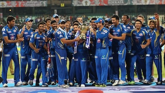 Mumbai Indians won their first IPL title in 2013 and in total have five trophies to their name. BCCI image