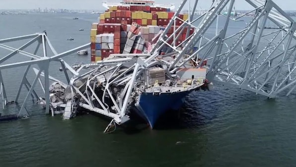 Indian sailor injured after ship rammed US bridge received stitches, returned to vessel