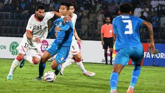 India went down 2-1 to Afghanistan in FIFA World Cup Qualifier. PTI