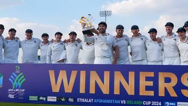 Andy Balbirnie's unbeaten fifty steers Ireland towards historic victory in one-off Test against Afghanistan