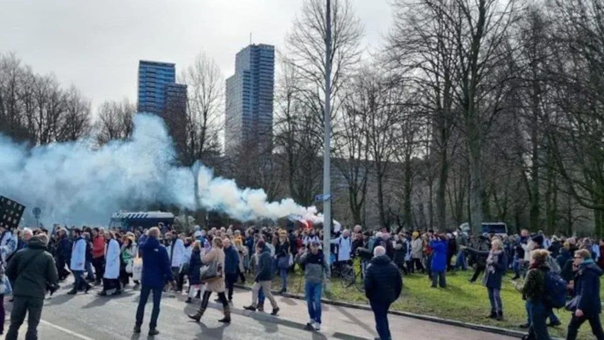 Suspect arrested after "burning object" hurled at Israeli embassy in Netherlands