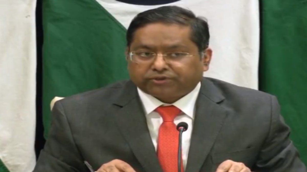 MEA Spokesperson Randhir Jaiswal. ANI MEA Spokesperson Randhir Jaiswal. ANI