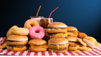A pile of junk food. AP