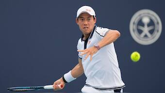 Kei Nishikori last played on the ATP tour in July. AP